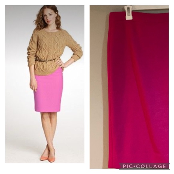 J. Crew Dresses & Skirts - Jcrew Wool Hot Pink Street
